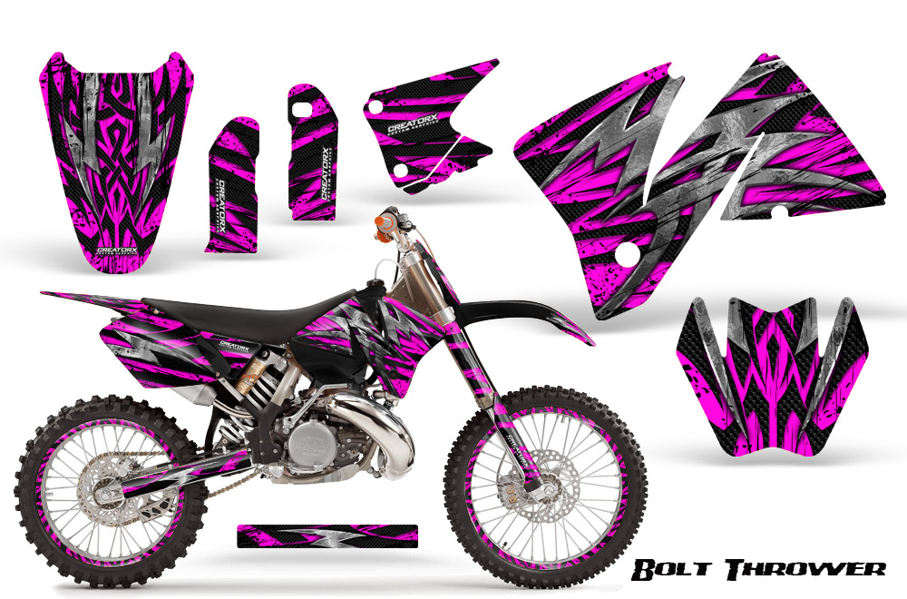 KTM C3 Graphics Kit Bolt Thrower Pink NP Rims